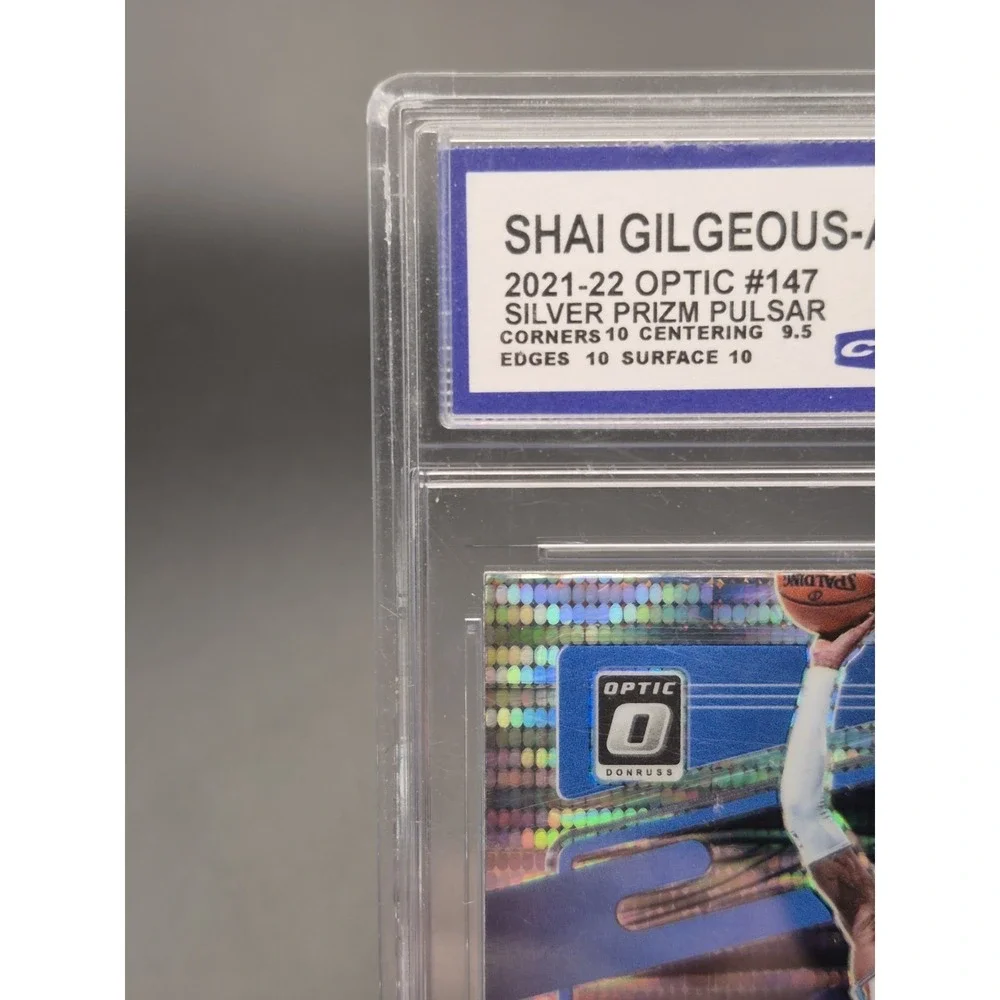 2021 Optic Shai Gilgeous-Alexander #147 Target Pulsar Prizm CCG 10  OKC Thunder
